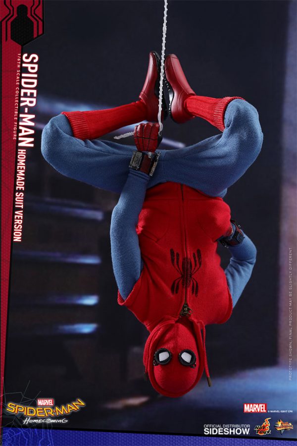 Hot Toys Spider-Man Homecoming Movie Masterpiece Action Figure 1/6 Spider-Man Homemade Suit