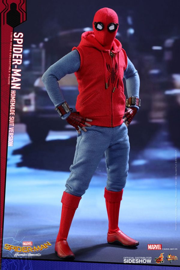 Hot Toys Spider-Man Homecoming Movie Masterpiece Action Figure 1/6 Spider-Man Homemade Suit - immagine 2