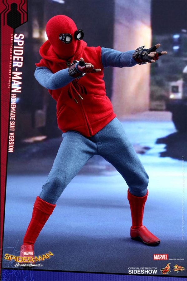 Hot Toys Spider-Man Homecoming Movie Masterpiece Action Figure 1/6 Spider-Man Homemade Suit - immagine 4