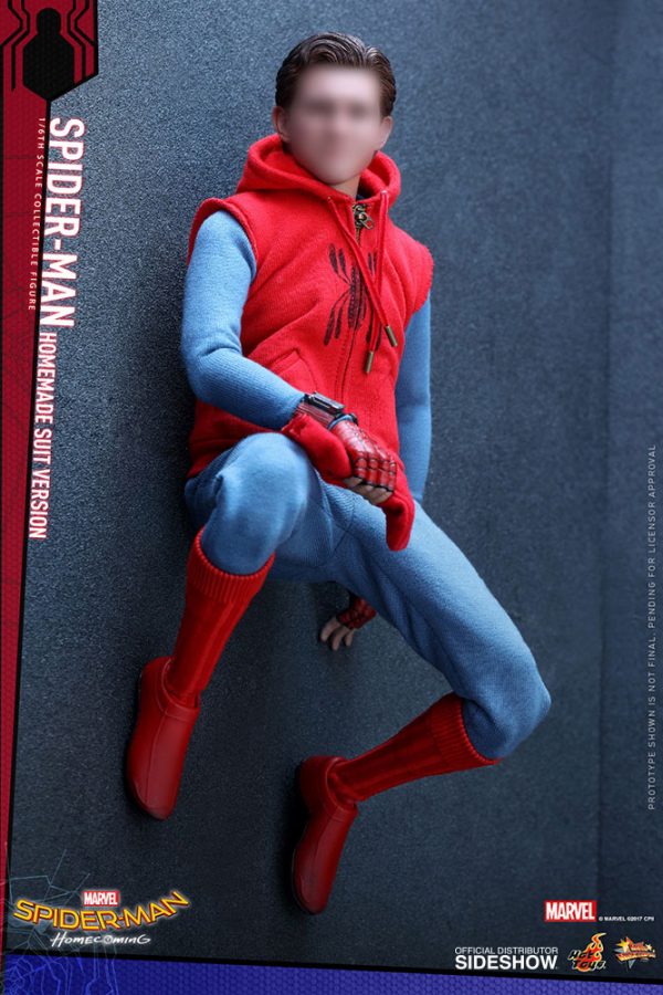 Hot Toys Spider-Man Homecoming Movie Masterpiece Action Figure 1/6 Spider-Man Homemade Suit - immagine 3