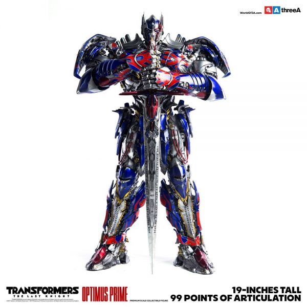 Three A Transformers The Last Knight Action Figure 1/6 Optimus Prime