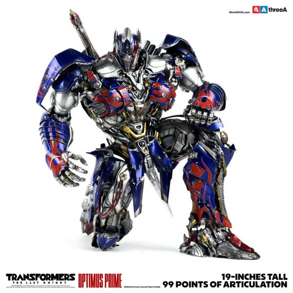 Three A Transformers The Last Knight Action Figure 1/6 Optimus Prime - immagine 12