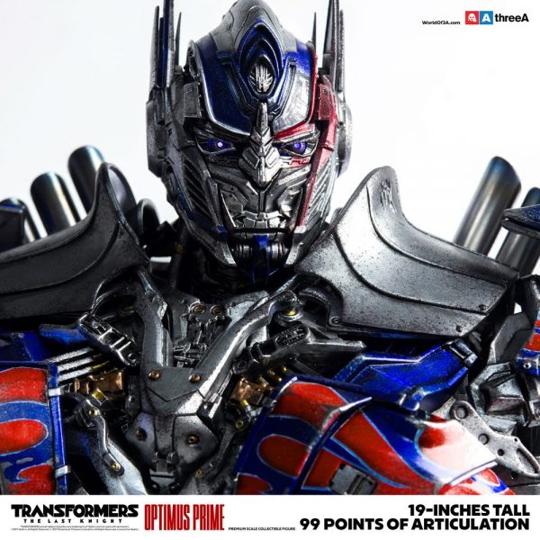 Three A Transformers The Last Knight Action Figure 1/6 Optimus Prime - immagine 9