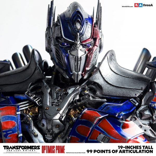 Three A Transformers The Last Knight Action Figure 1/6 Optimus Prime - immagine 8