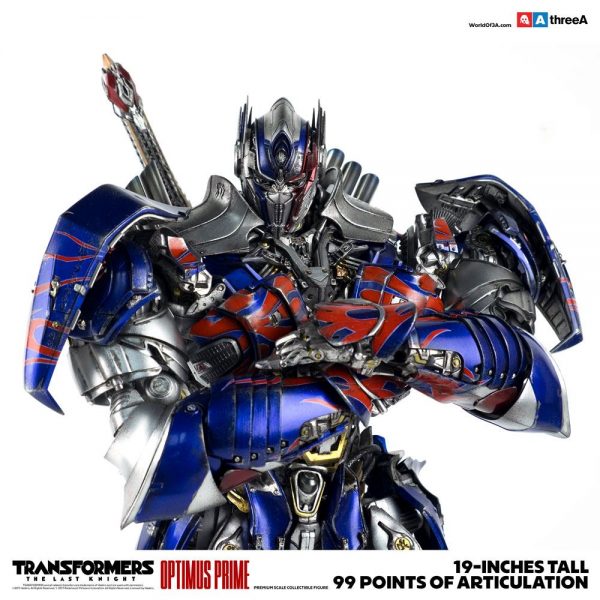 Three A Transformers The Last Knight Action Figure 1/6 Optimus Prime - immagine 7