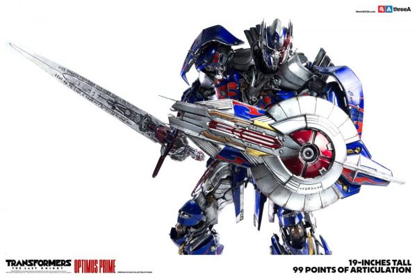 Three A Transformers The Last Knight Action Figure 1/6 Optimus Prime - immagine 4