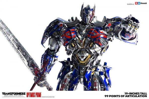 Three A Transformers The Last Knight Action Figure 1/6 Optimus Prime - immagine 3