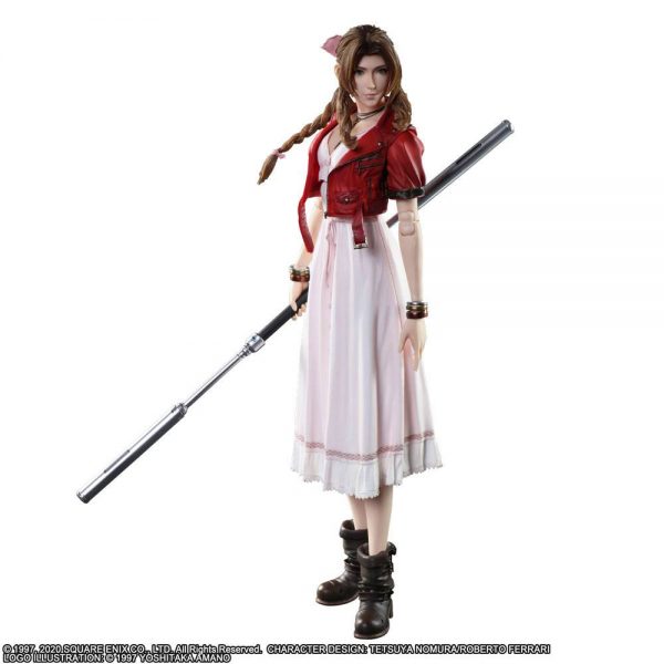 SQUARE ENIX Final Fantasy VII Remake - Play Arts Kai Action Figure Aerith Gainsborough 25 cm - immagine 4