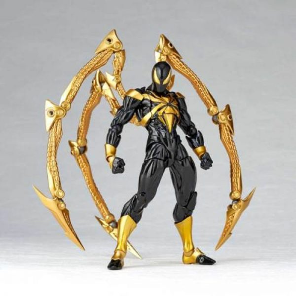 KAIYODO Amazing Yamaguchi No 023EX - Spiderman - Iron Spider Black Version Limited Edition - immagine 3