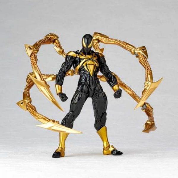 KAIYODO Amazing Yamaguchi No 023EX - Spiderman - Iron Spider Black Version Limited Edition - immagine 4