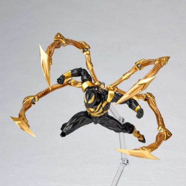 KAIYODO Amazing Yamaguchi No 023EX - Spiderman - Iron Spider Black Version Limited Edition - immagine 5