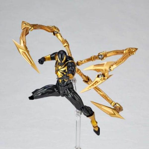 KAIYODO Amazing Yamaguchi No 023EX - Spiderman - Iron Spider Black Version Limited Edition - immagine 9