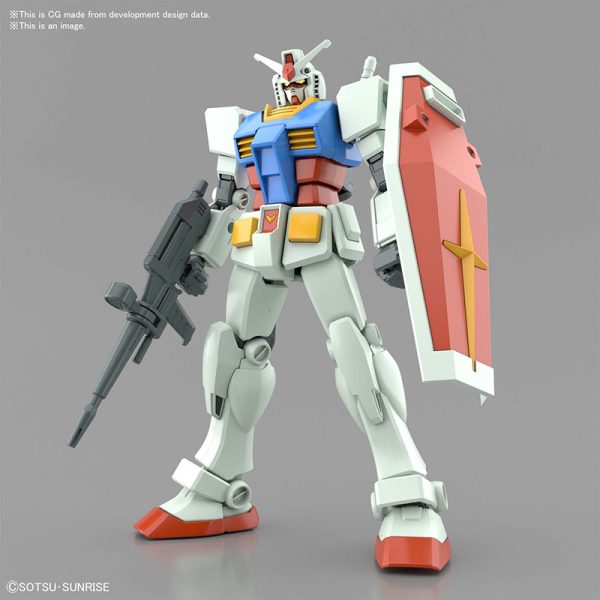 BANDAI EG GUNDAM RX-78-2 FULL WEAPON SET