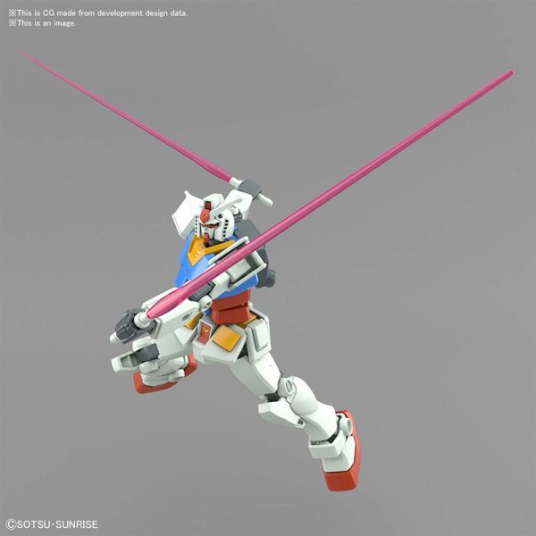 BANDAI EG GUNDAM RX-78-2 FULL WEAPON SET - immagine 3