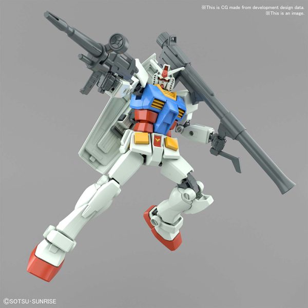 BANDAI EG GUNDAM RX-78-2 FULL WEAPON SET - immagine 4