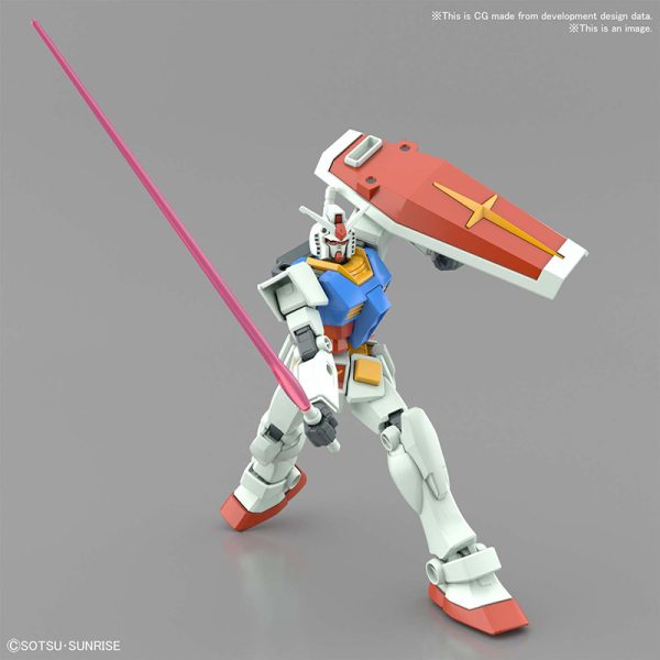 BANDAI EG GUNDAM RX-78-2 FULL WEAPON SET - immagine 5