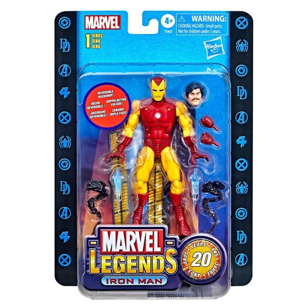 HASBRO MARVEL LEGENDS - 20 YEARS IRON MAN AF - immagine 3