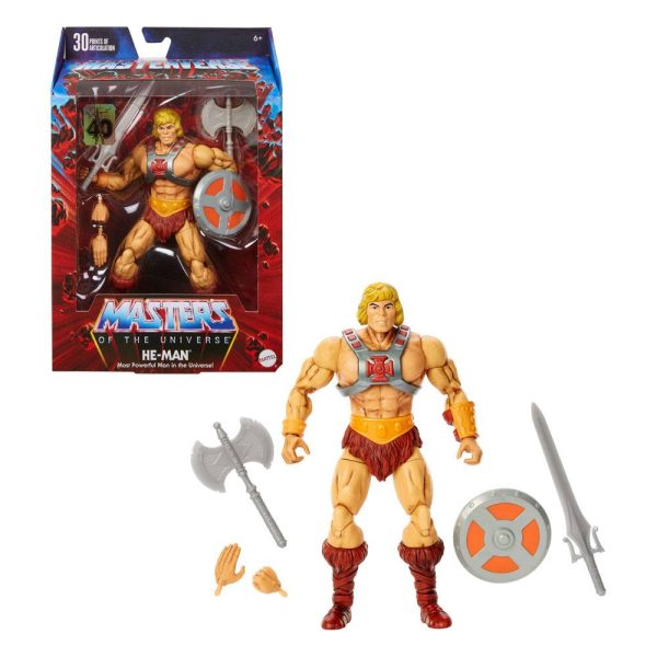 MATTEL Masters of the Universe Masterverse Action Figure 2022 - 40th Anniversary He-Man 18 cm - immagine 8