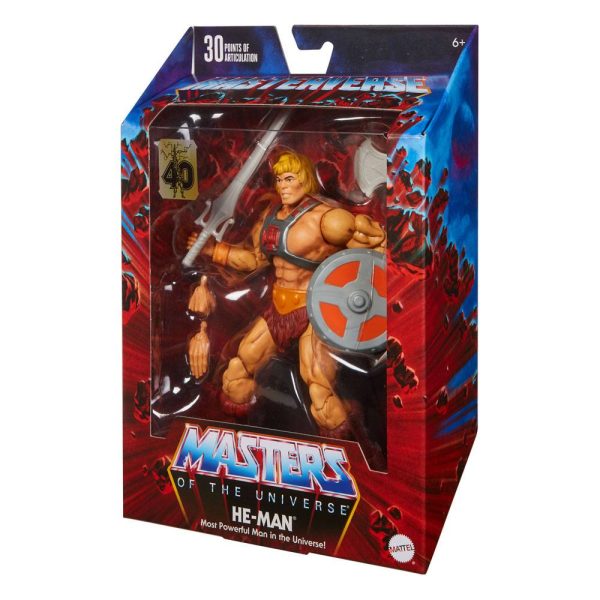 MATTEL Masters of the Universe Masterverse Action Figure 2022 - 40th Anniversary He-Man 18 cm - immagine 10