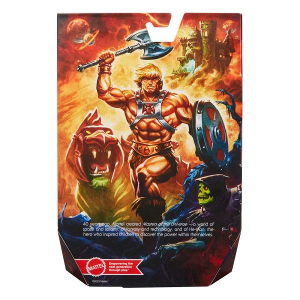 MATTEL Masters of the Universe Masterverse Action Figure 2022 - 40th Anniversary He-Man 18 cm - immagine 11