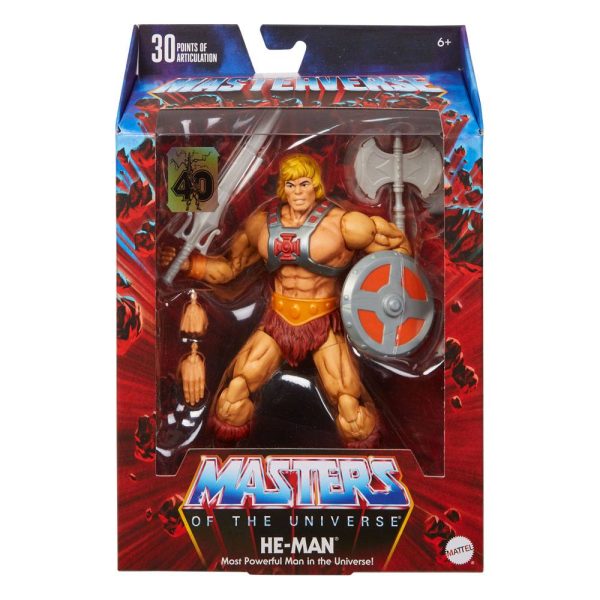 MATTEL Masters of the Universe Masterverse Action Figure 2022 - 40th Anniversary He-Man 18 cm - immagine 9