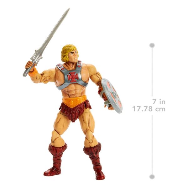 MATTEL Masters of the Universe Masterverse Action Figure 2022 - 40th Anniversary He-Man 18 cm - immagine 4