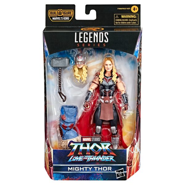 HASBRO MARVEL LEGENDS VILLAINS - THOR LOVE & THUNDER - MIGHTY THOR AF - immagine 9