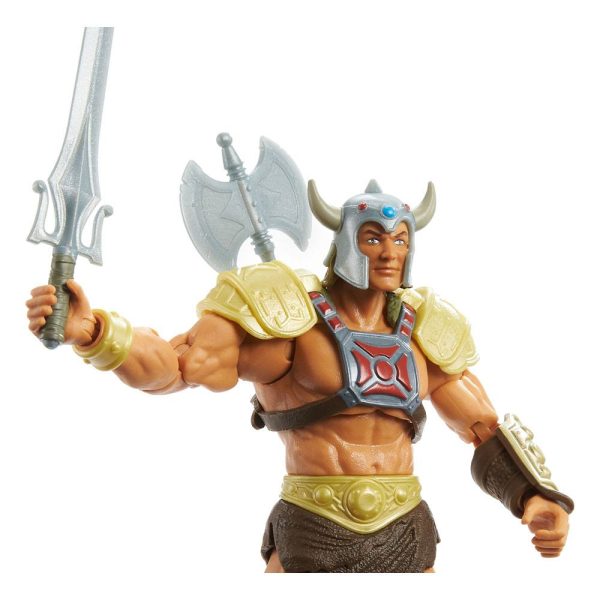 MATTEL Masters of the Universe - New Eternia Masterverse Action Figure 2022 - Viking He-Man 18 cm - immagine 2