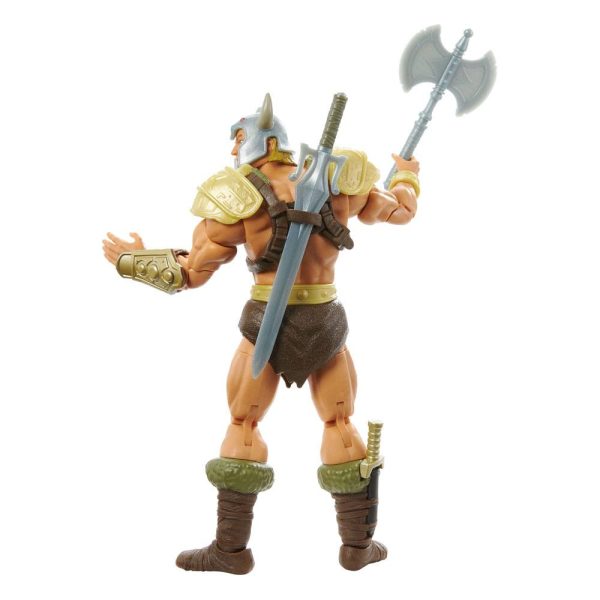 MATTEL Masters of the Universe - New Eternia Masterverse Action Figure 2022 - Viking He-Man 18 cm - immagine 5