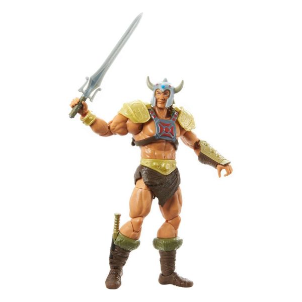 MATTEL Masters of the Universe - New Eternia Masterverse Action Figure 2022 - Viking He-Man 18 cm - immagine 6