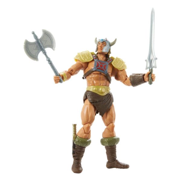 MATTEL Masters of the Universe - New Eternia Masterverse Action Figure 2022 - Viking He-Man 18 cm - immagine 7