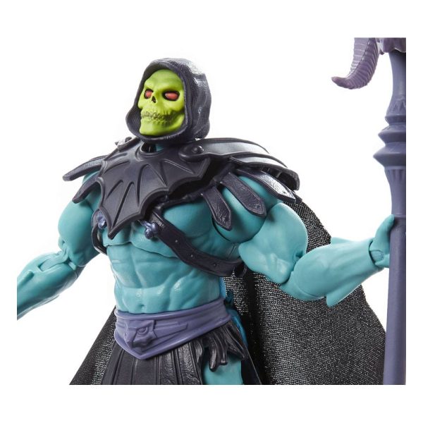 MATTEL Masters of the Universe - New Eternia Masterverse Action Figure 2022 - Barbarian Skeletor 18 cm - immagine 3