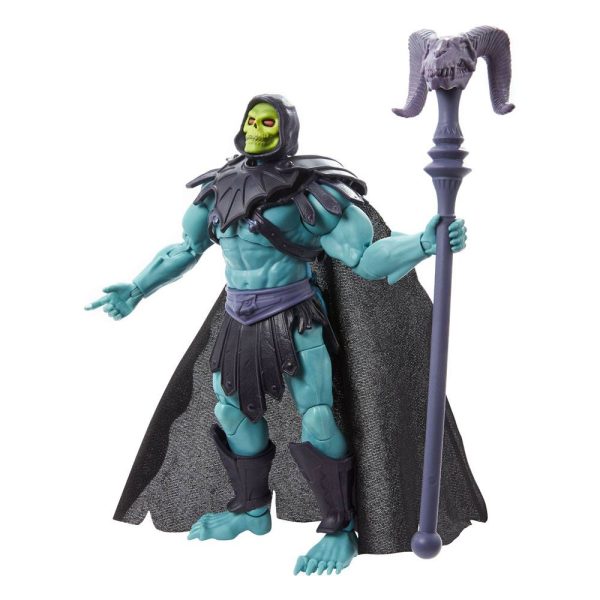 MATTEL Masters of the Universe - New Eternia Masterverse Action Figure 2022 - Barbarian Skeletor 18 cm - immagine 4