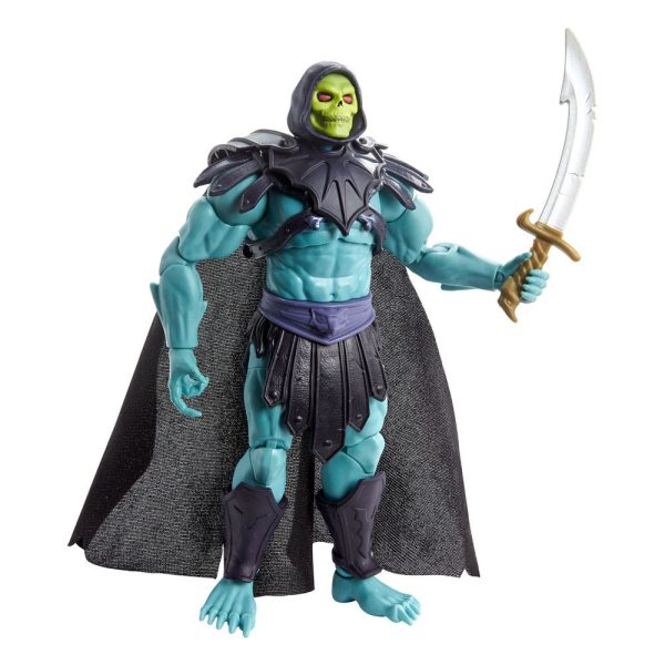 MATTEL Masters of the Universe - New Eternia Masterverse Action Figure 2022 - Barbarian Skeletor 18 cm - immagine 6