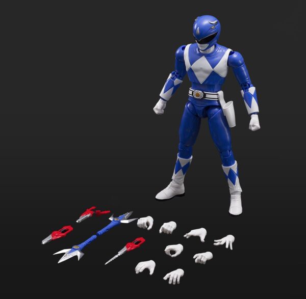 FLAME TOYS POWER RANGERS - BLUE RANGER MODEL KIT - immagine 8