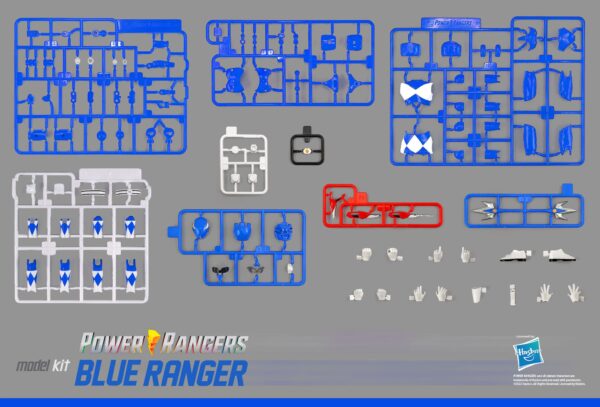 FLAME TOYS POWER RANGERS - BLUE RANGER MODEL KIT - immagine 9