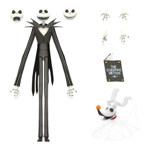 SUPER7 Nightmare Before Christmas Disney Ultimates Action Figure - Jack Skellington 18 cm