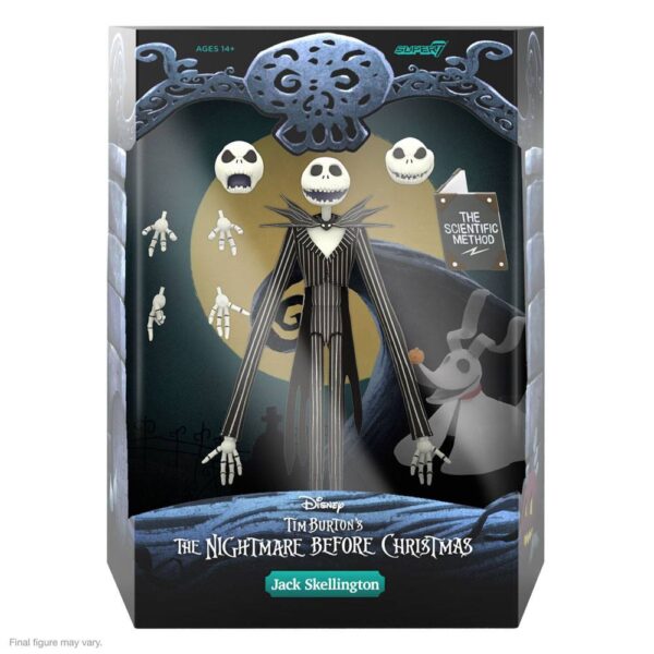 SUPER7 Nightmare Before Christmas Disney Ultimates Action Figure - Jack Skellington 18 cm - immagine 3