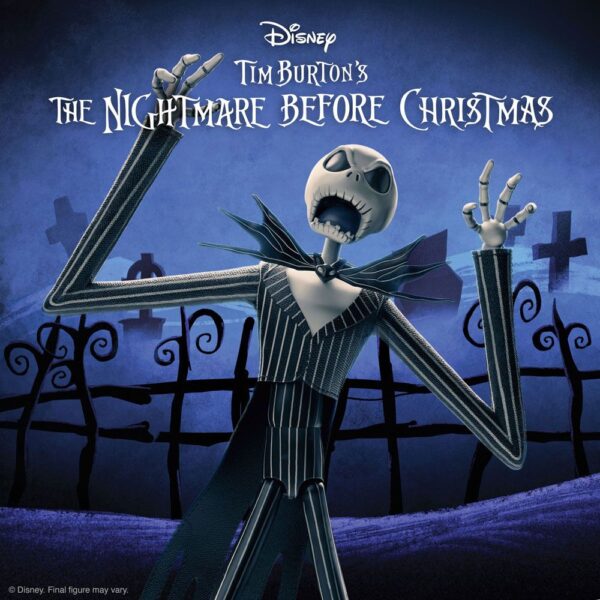 SUPER7 Nightmare Before Christmas Disney Ultimates Action Figure - Jack Skellington 18 cm - immagine 5