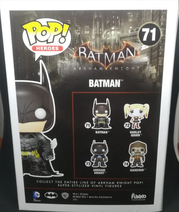 FUNKO POP! 71 - BATMAN ARKHAM KNIGHT - BATMAN - immagine 2