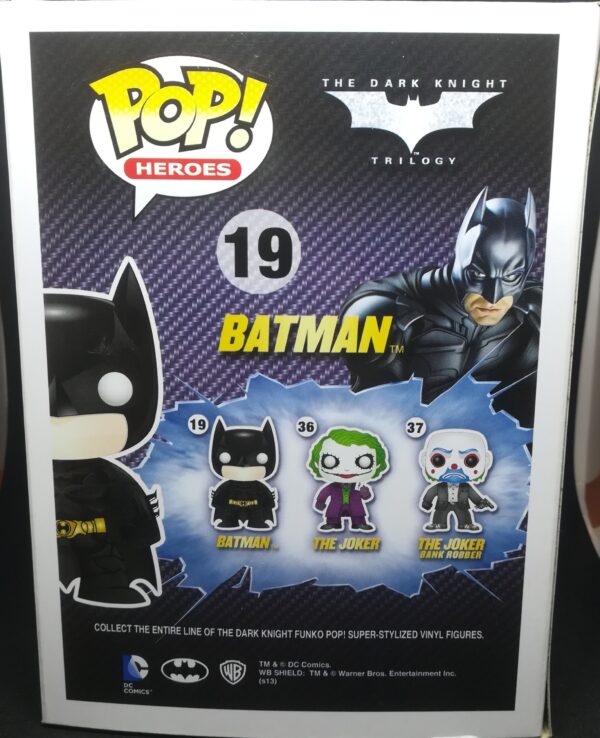 FUNKO POP! 19 - THE DARK KNIGHT TRILOGY - BATMAN - immagine 2