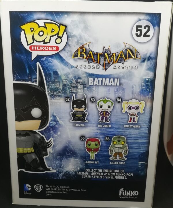 FUNKO POP! 52 - BATMAN ARKHAM ASYLUM - BATMAN - immagine 2