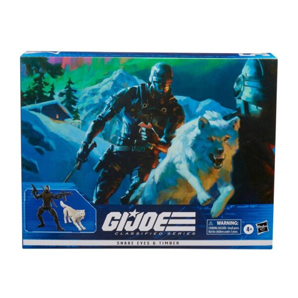 HASBRO G.I. Joe Classified Series Action Figure 2022 - Snake Eyes & Timber 15 cm - immagine 8