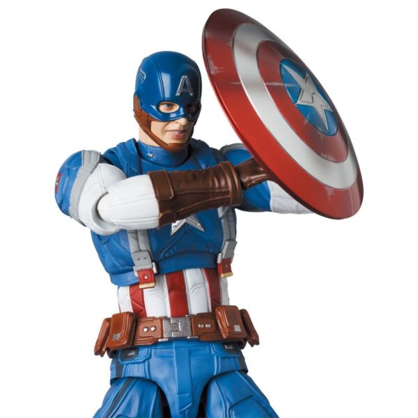 MAFEX Captain America: The Winter Soldier - Captain America (Classic Suit) - immagine 2