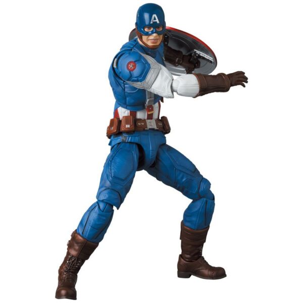 MAFEX Captain America: The Winter Soldier - Captain America (Classic Suit) - immagine 3