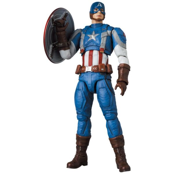 MAFEX Captain America: The Winter Soldier - Captain America (Classic Suit) - immagine 5