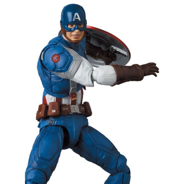 MAFEX Captain America: The Winter Soldier - Captain America (Classic Suit) - immagine 9