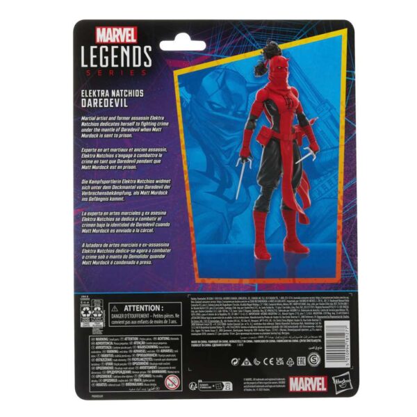 HASBRO MARVEL LEGENDS - Vintage Elektra Daredevil Af - immagine 5