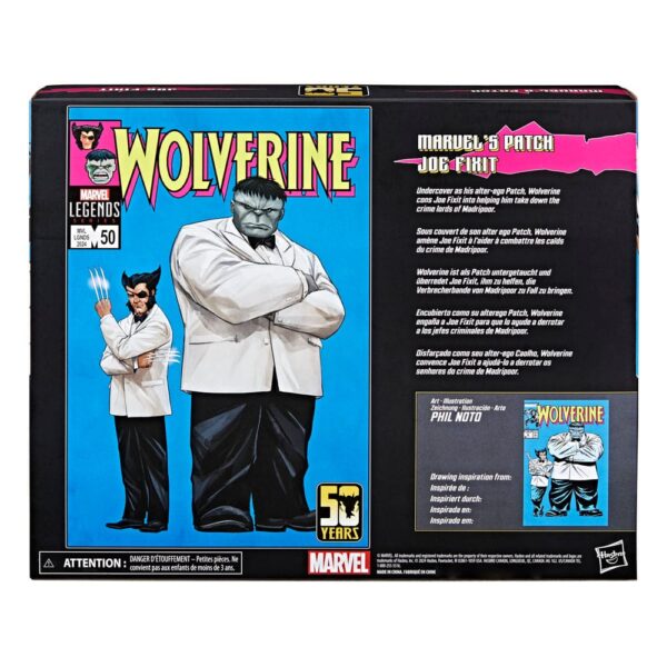 HASBRO MARVEL LEGENDS Wolverine 50th Anniversary Marvel Legends 2-Pack - Marvel's Patch & Joe Fixit 15 cm (CONFEZIONE AMMACCATA) - immagine 11