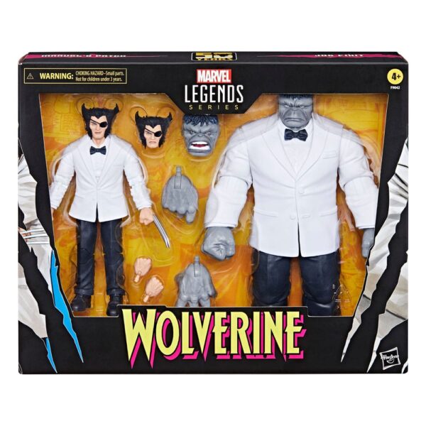 HASBRO MARVEL LEGENDS Wolverine 50th Anniversary Marvel Legends 2-Pack - Marvel's Patch & Joe Fixit 15 cm (CONFEZIONE AMMACCATA) - immagine 12